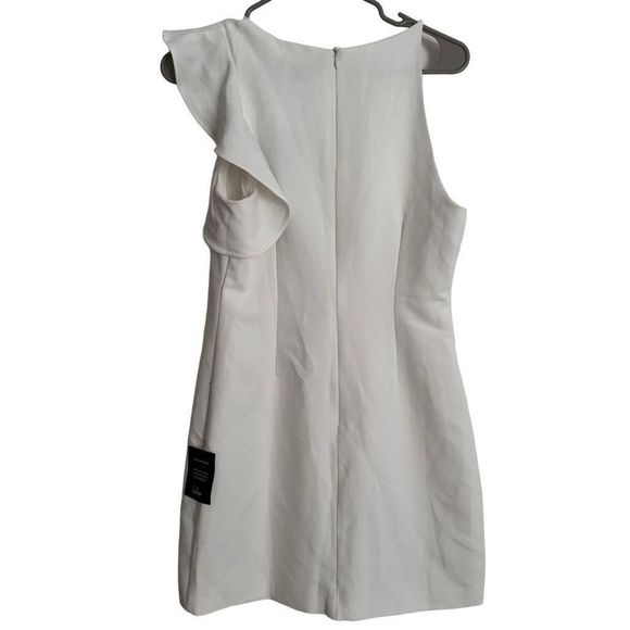 Lulu’s Dinah White One-Shoulder Dress M - Picture 8 of 12